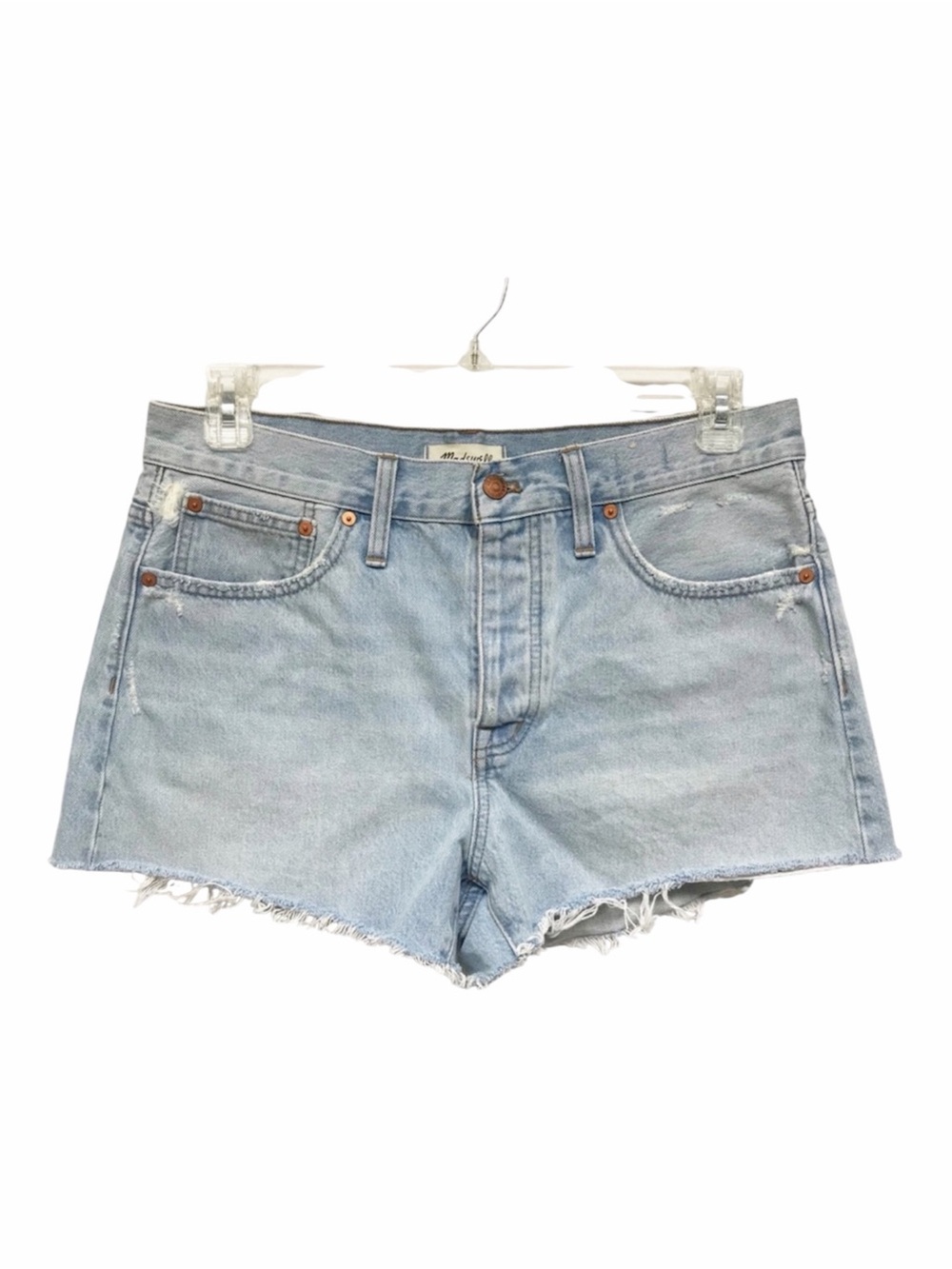 Madewell Relaxed Denim Button Fly Shorts Size 29